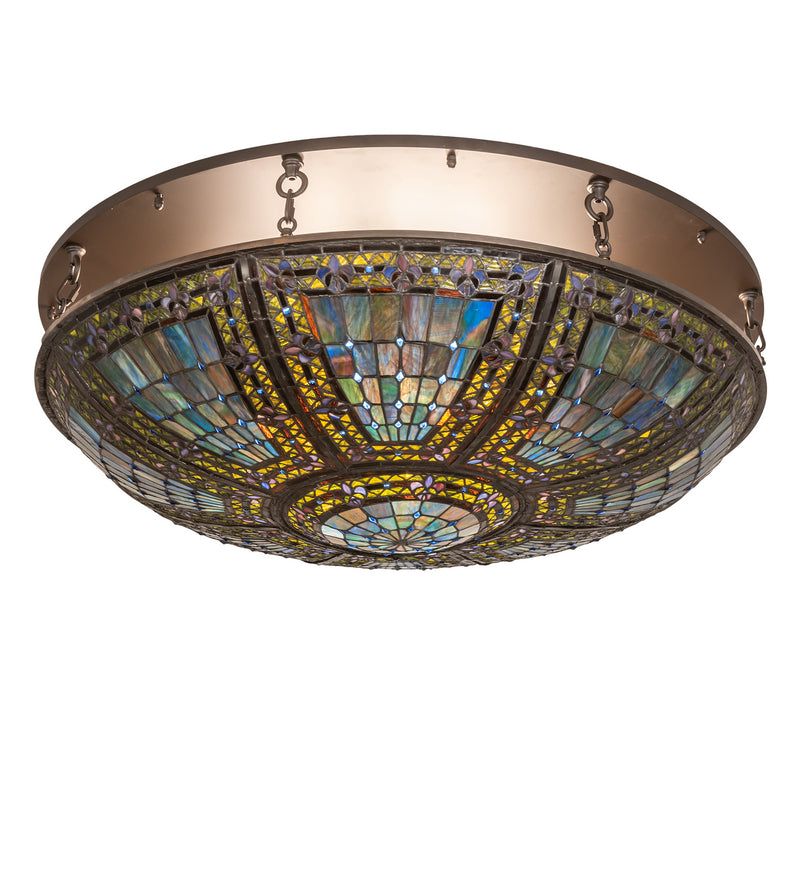 Meyda Tiffany 251123 Eight Light Flushmount, Oil Rubbed Bronze