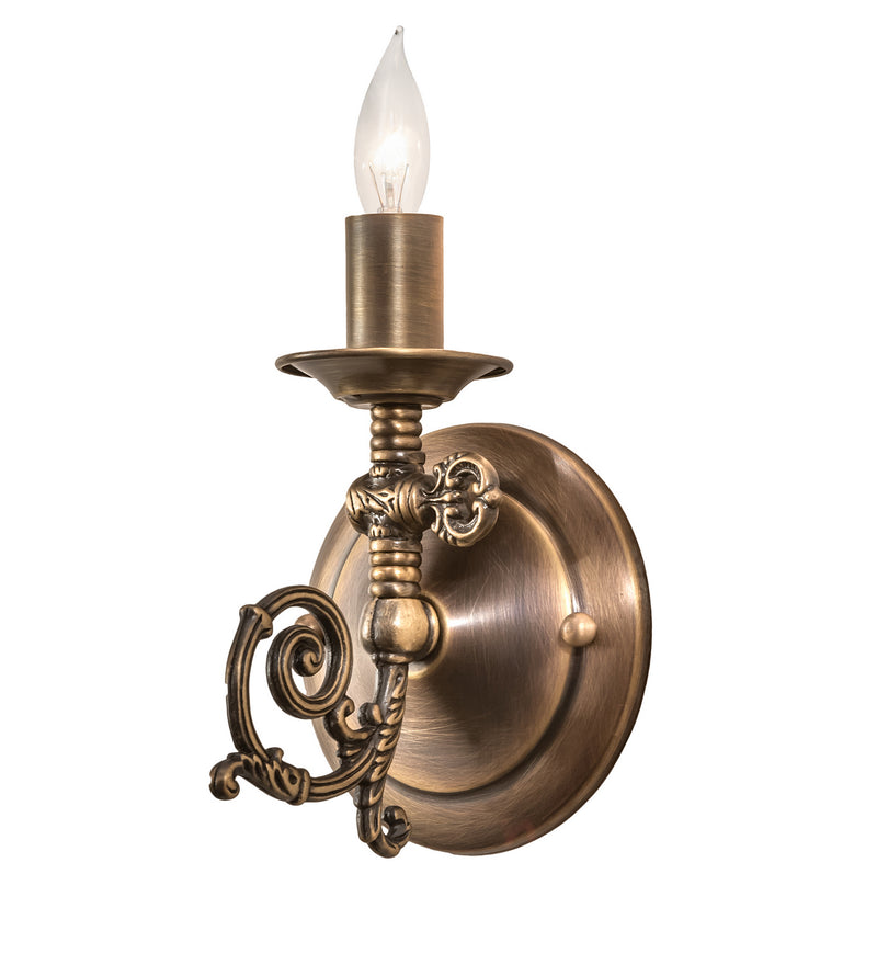 Meyda Tiffany 252549 LED Wall Sconce, Antique Brass