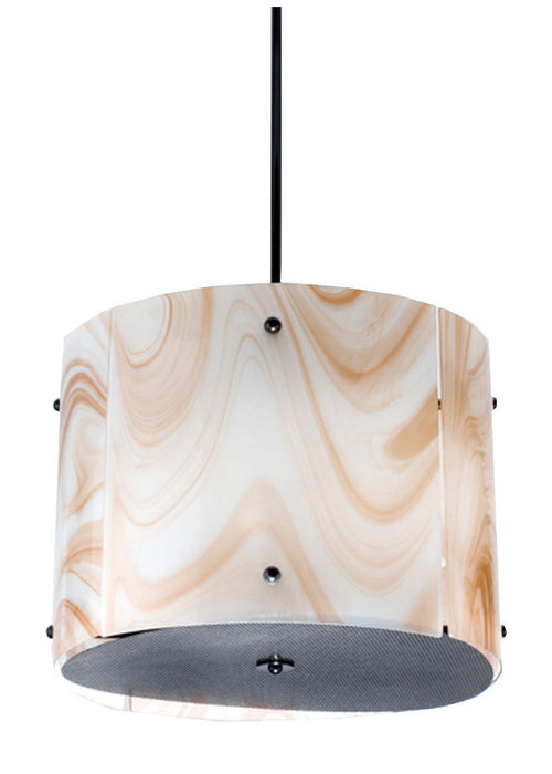 Meyda Tiffany 254299 Four Light Pendant, Black Metal