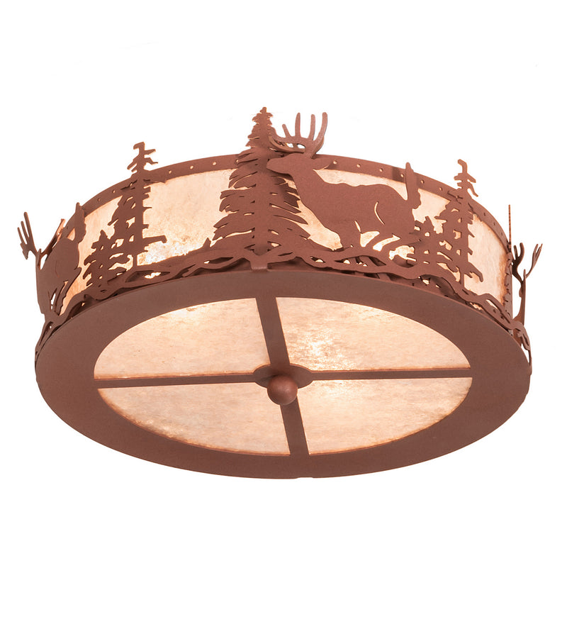 Meyda Tiffany 254762 LED Fan Light Fixture, Rust