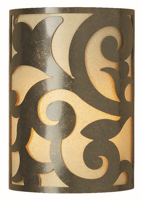 Meyda Tiffany 254898 Two Light Wall Sconce, French Bronze