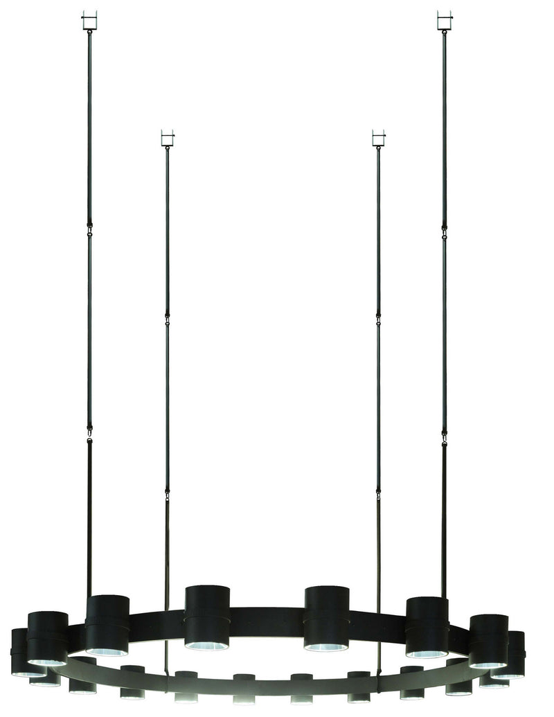 Meyda Tiffany 254909 LED Chandelier, Wrought Iron