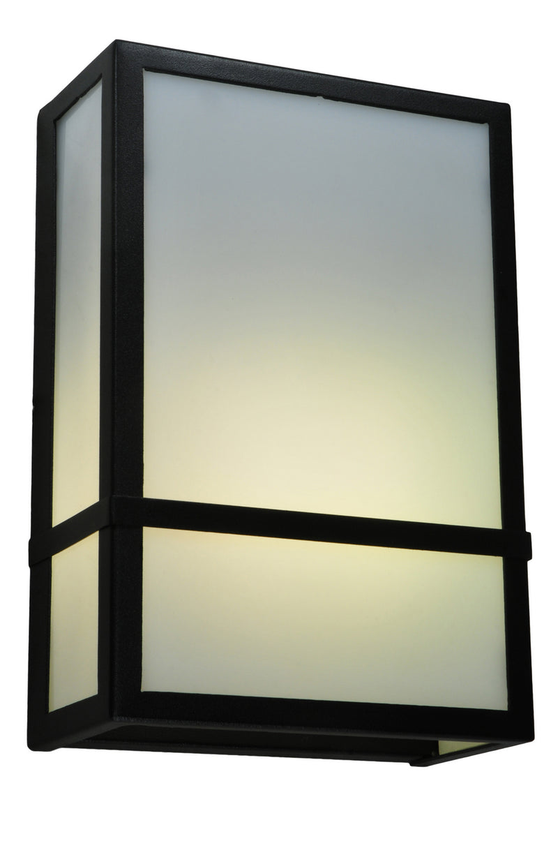 Meyda Tiffany 254924 Two Light Wall Sconce, Blackwash
