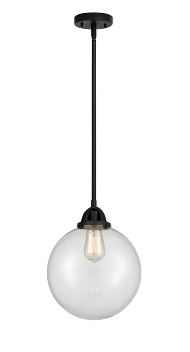 Innovations 288-1S-BK-G202-10 One Light Mini Pendant, Matte Black