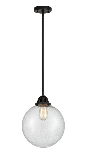 Innovations 288-1S-BK-G204-10 One Light Mini Pendant, Matte Black