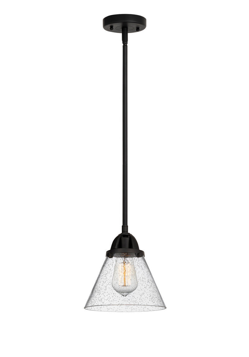 Innovations 288-1S-BK-G44 One Light Mini Pendant, Matte Black