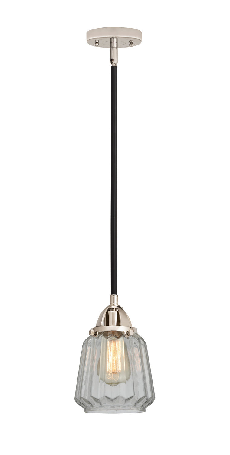Innovations 288-1S-BPN-G142 One Light Mini Pendant, Black Polished Nickel
