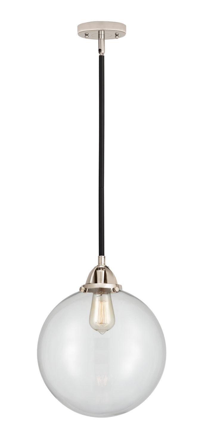 Innovations 288-1S-BPN-G202-12 One Light Mini Pendant, Black Polished Nickel