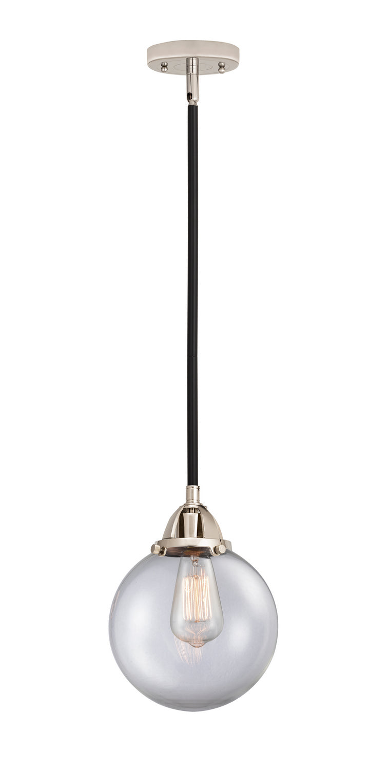 Innovations 288-1S-BPN-G202-8 One Light Mini Pendant, Black Polished Nickel