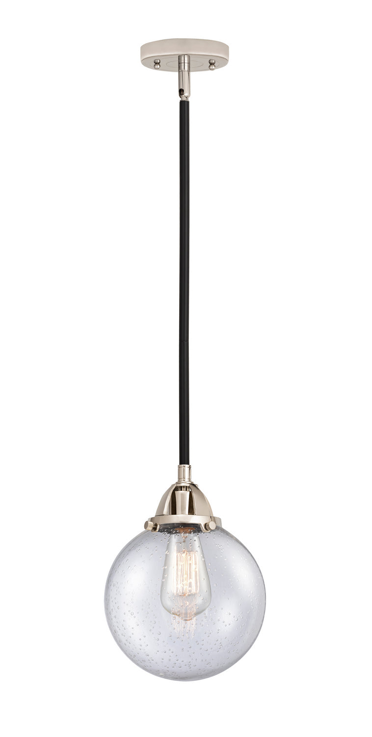 Innovations 288-1S-BPN-G204-8 One Light Mini Pendant, Black Polished Nickel
