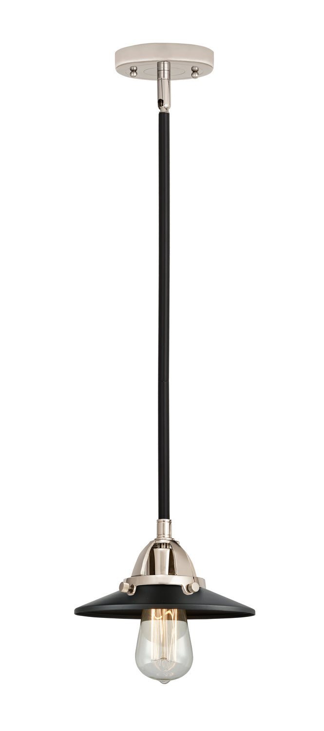 Innovations 288-1S-BPN-M6-BK One Light Mini Pendant, Black Polished Nickel
