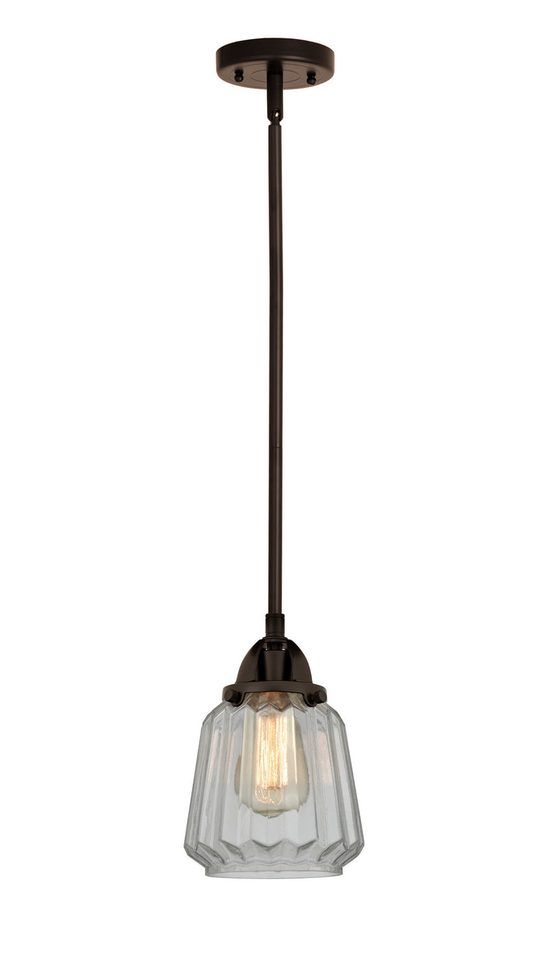 Innovations 288-1S-OB-G142 One Light Mini Pendant, Oil Rubbed Bronze
