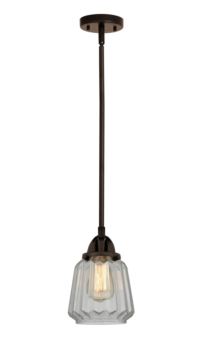 Innovations 288-1S-OB-G142-LED LED Mini Pendant, Oil Rubbed Bronze
