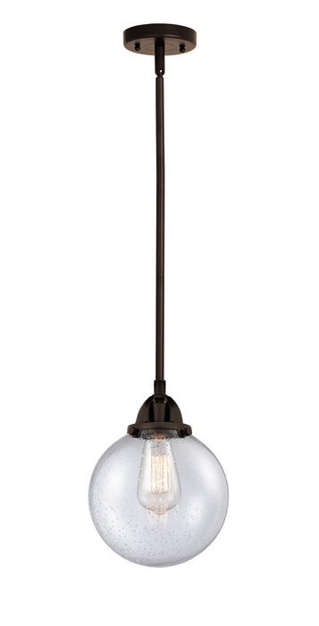 Innovations 288-1S-OB-G204-8 One Light Mini Pendant, Oil Rubbed Bronze