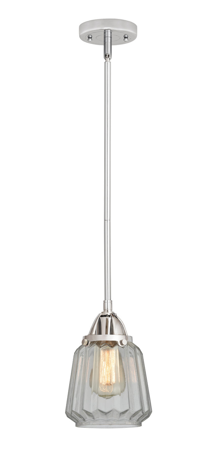 Innovations 288-1S-PC-G142 One Light Mini Pendant, Polished Chrome