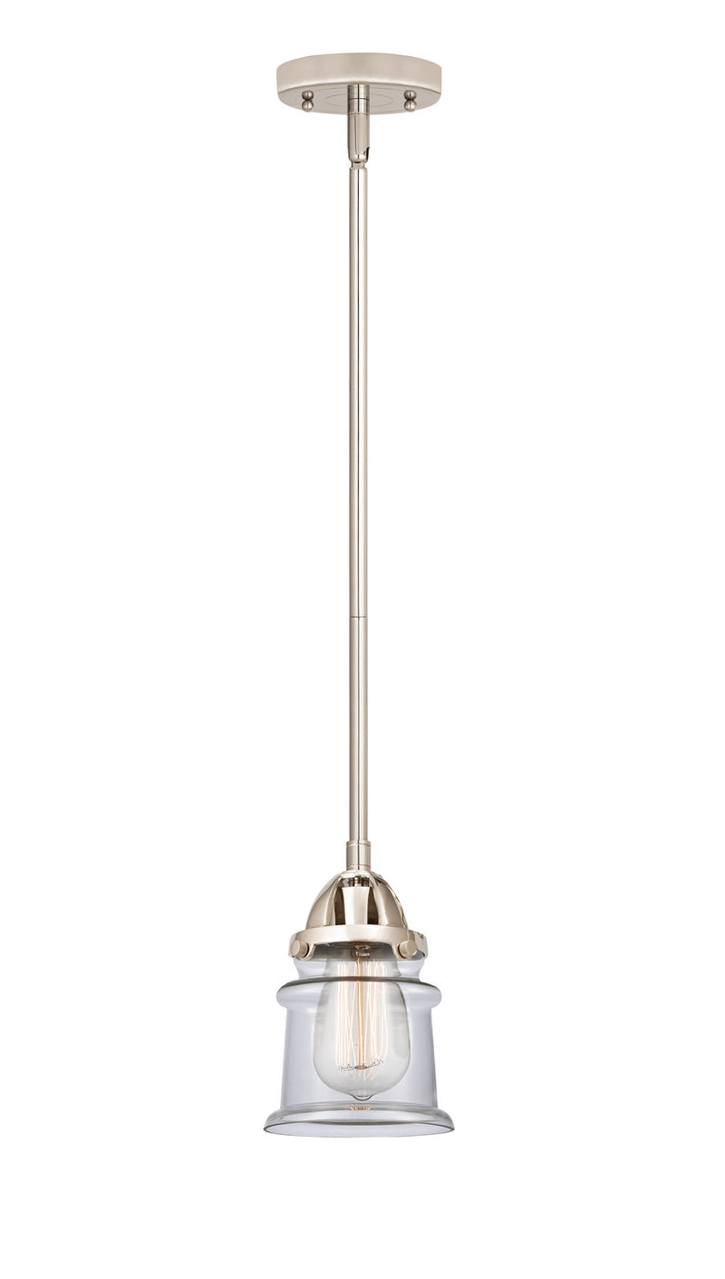 Innovations 288-1S-PN-G182S One Light Mini Pendant, Polished Nickel