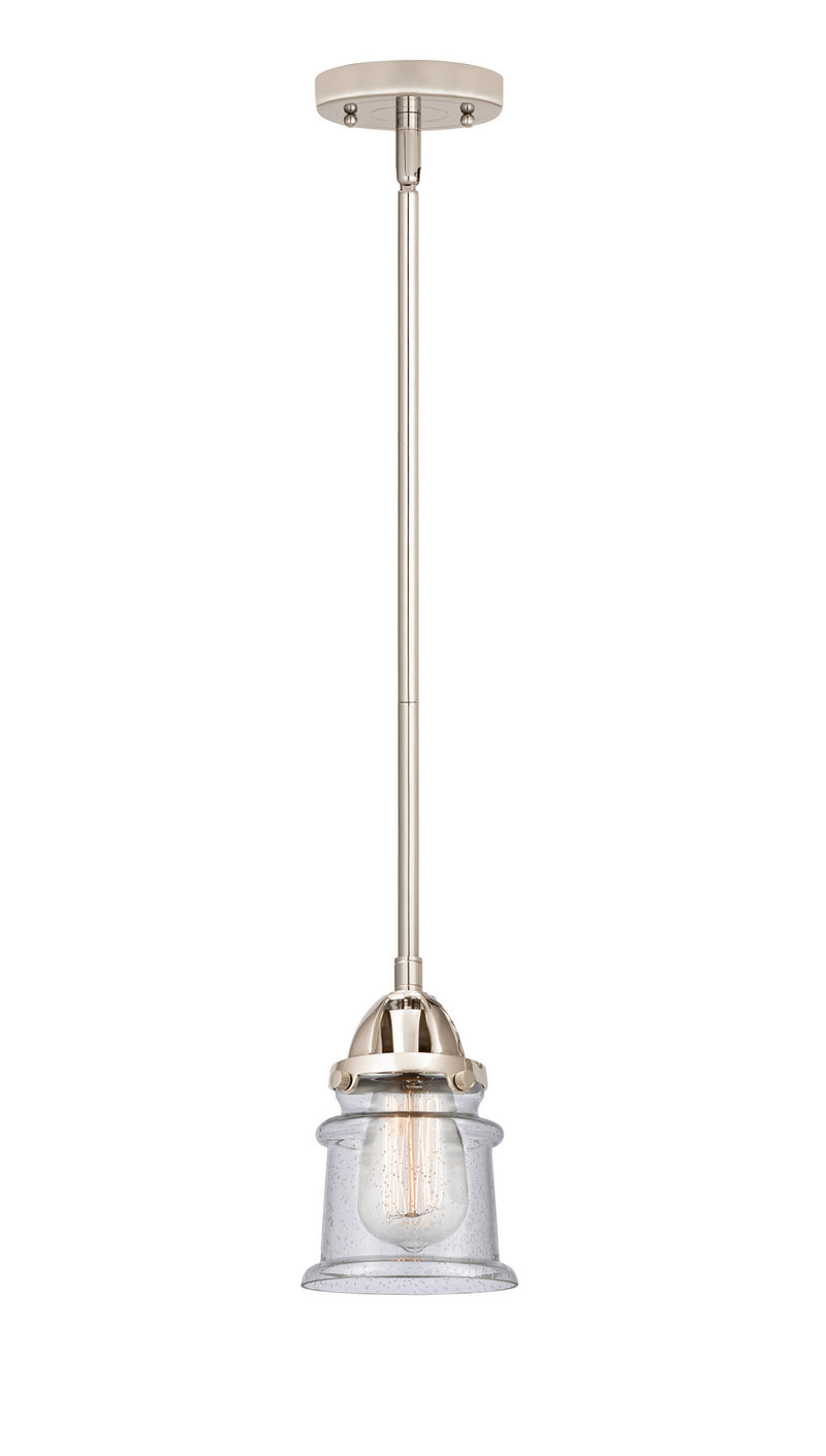 Innovations 288-1S-PN-G184S One Light Mini Pendant, Polished Nickel