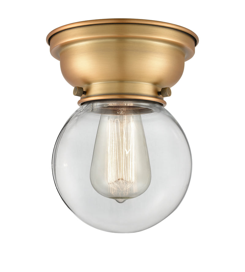 Innovations 623-1F-BB-G202-6-LED LED Flush Mount, Brushed Brass