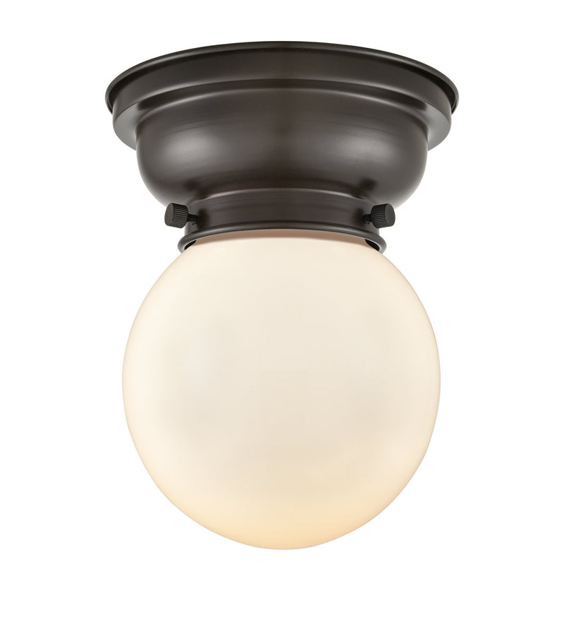 Innovations 623-1F-OB-G201-6 One Light Flush Mount, Oil Rubbed Bronze