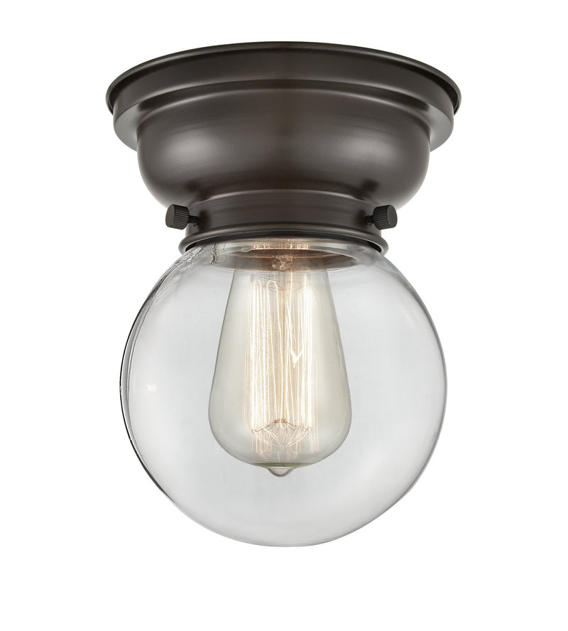 Innovations 623-1F-OB-G202-6 One Light Flush Mount, Oil Rubbed Bronze