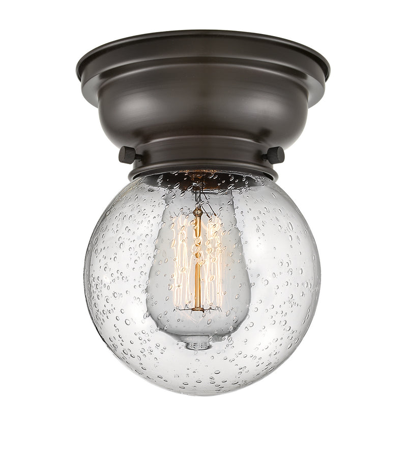 Innovations 623-1F-OB-G204-6 One Light Flush Mount, Oil Rubbed Bronze