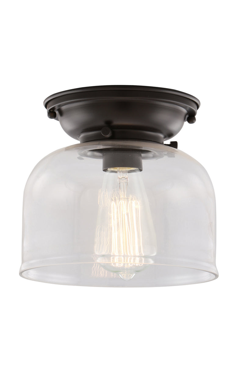 Innovations 623-1F-OB-G72 One Light Flush Mount, Oil Rubbed Bronze
