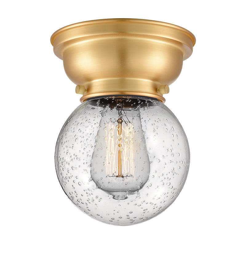 Innovations 623-1F-SG-G204-6-LED LED Flush Mount, Satin Gold