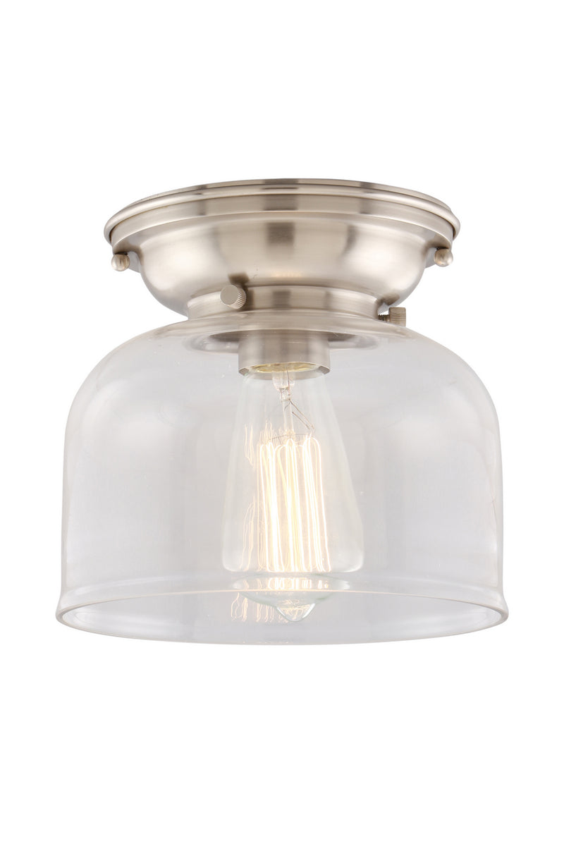 Innovations 623-1F-SN-G72 One Light Flush Mount, Brushed Satin Nickel