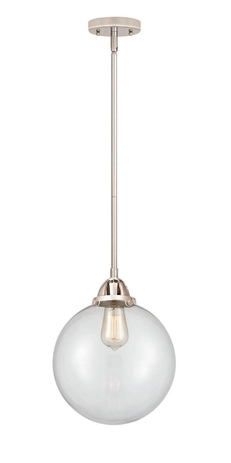 Innovations 288-1S-PN-G202-10 One Light Mini Pendant, Polished Nickel