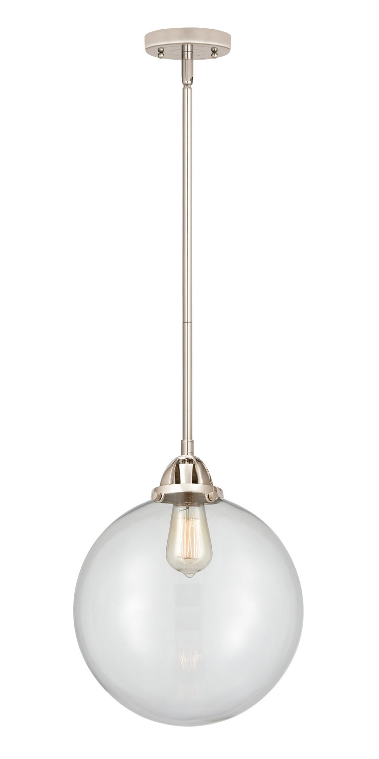 Innovations 288-1S-PN-G202-12 One Light Mini Pendant, Polished Nickel