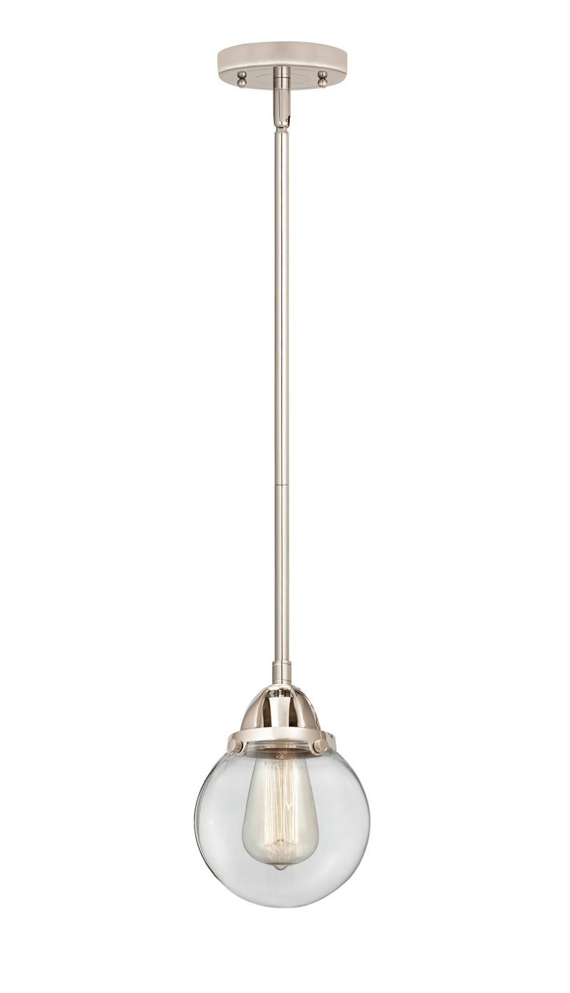 Innovations 288-1S-PN-G202-6 One Light Mini Pendant, Polished Nickel