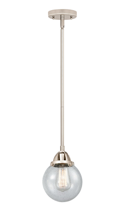 Innovations 288-1S-PN-G204-6 One Light Mini Pendant, Polished Nickel
