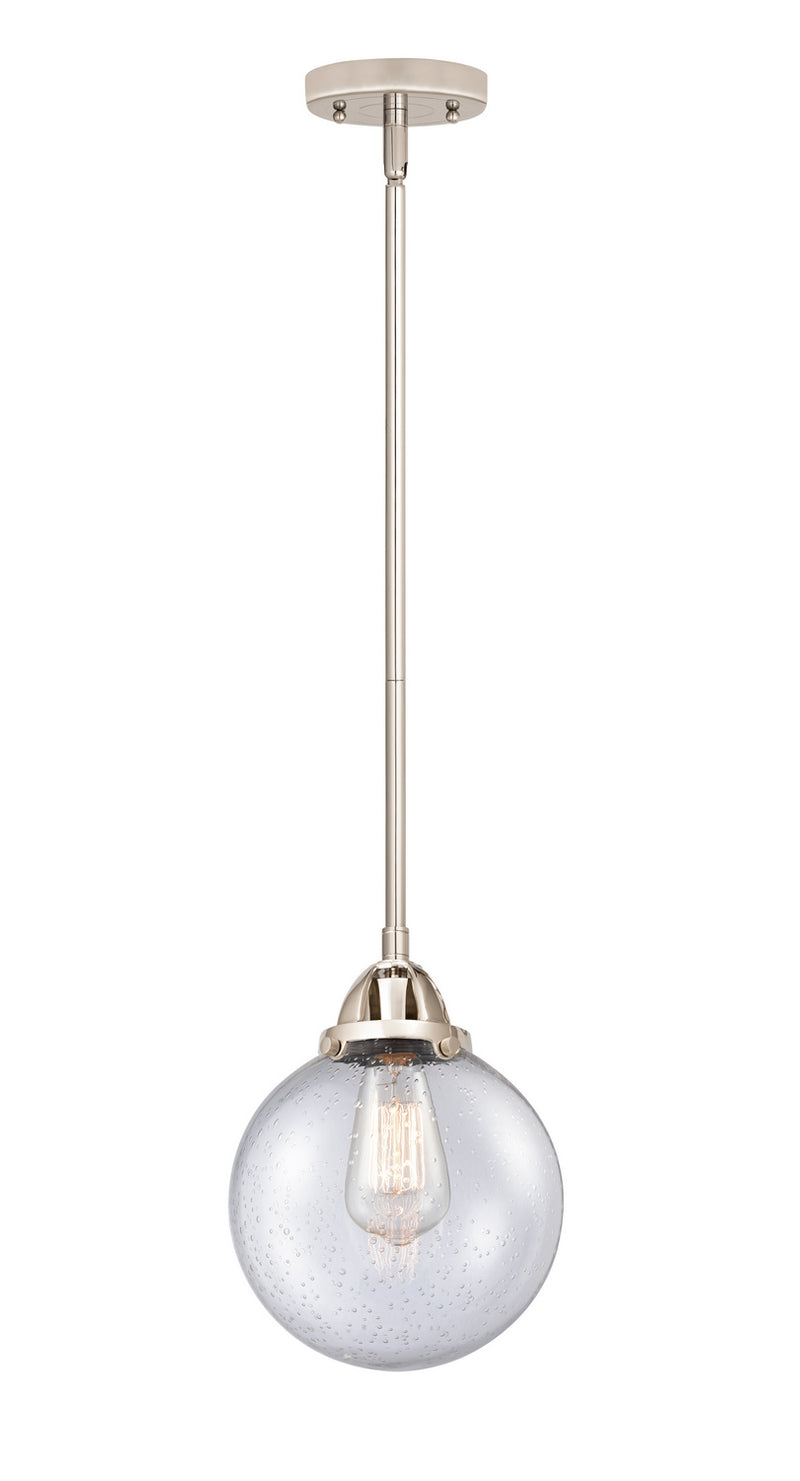 Innovations 288-1S-PN-G204-8 One Light Mini Pendant, Polished Nickel