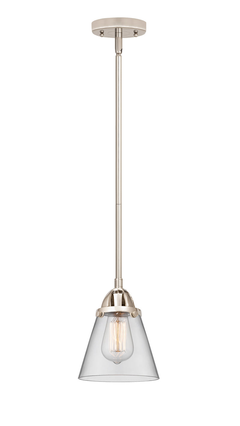 Innovations 288-1S-PN-G62 One Light Mini Pendant, Polished Nickel