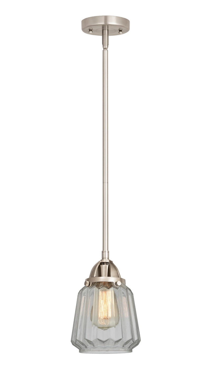 Innovations 288-1S-SN-G142-LED LED Mini Pendant, Brushed Satin Nickel