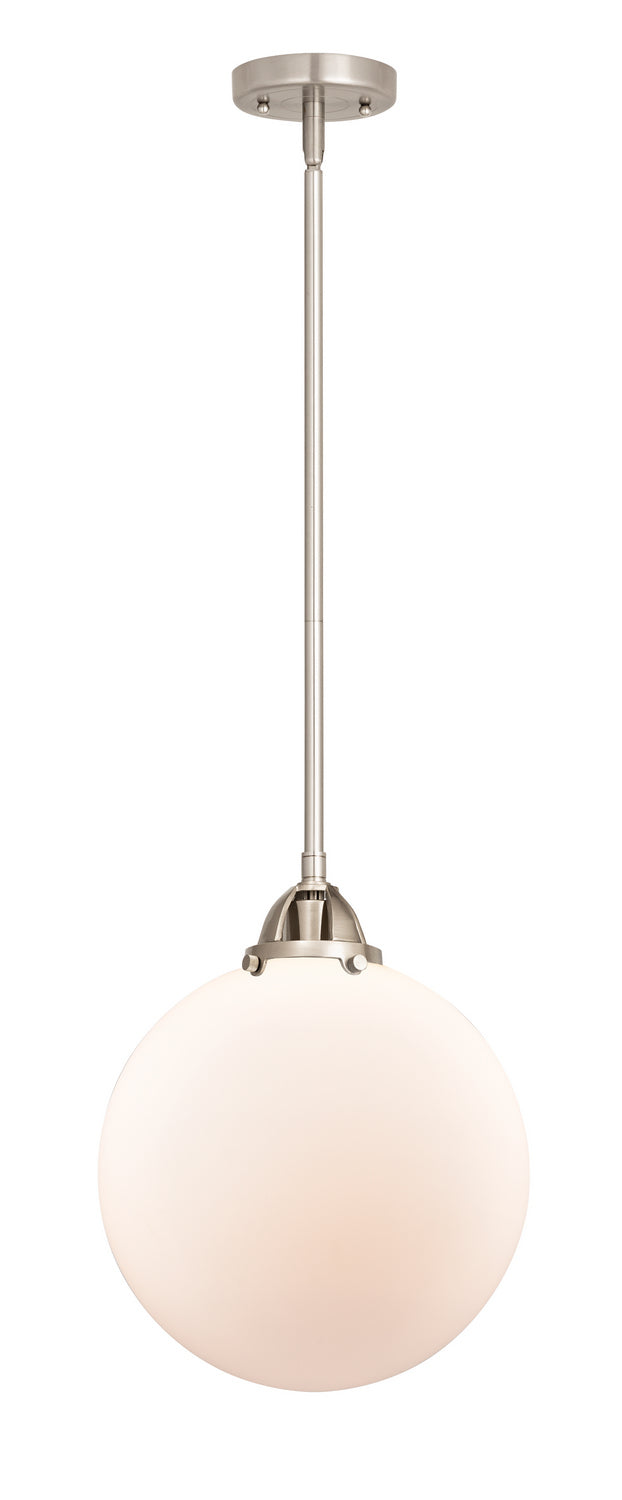Innovations 288-1S-SN-G201-12 One Light Mini Pendant, Brushed Satin Nickel