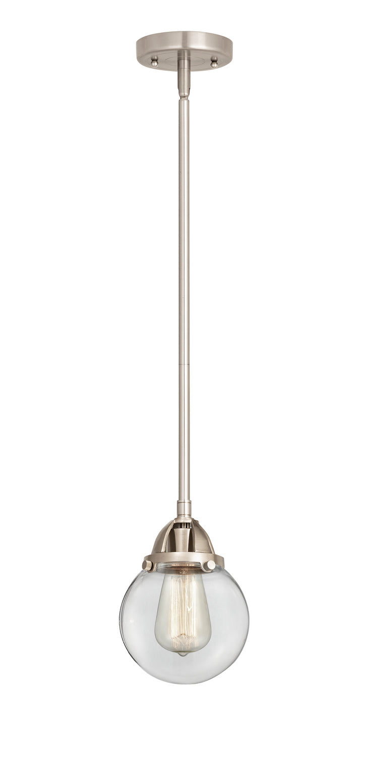 Innovations 288-1S-SN-G202-6 One Light Mini Pendant, Brushed Satin Nickel