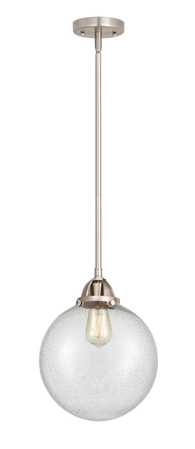 Innovations 288-1S-SN-G204-10 One Light Mini Pendant, Brushed Satin Nickel