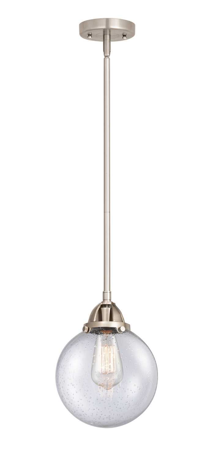 Innovations 288-1S-SN-G204-8 One Light Mini Pendant, Brushed Satin Nickel