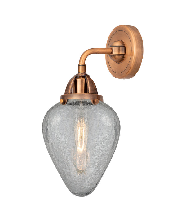 Innovations 288-1W-AC-G165 One Light Wall Sconce, Antique Copper