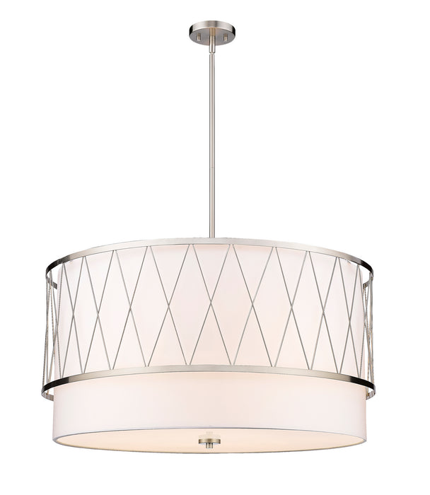 Z-Lite 198-32BN Five Light Pendant, Brushed Nickel