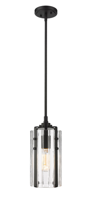 Z-Lite 3036MP-MB One Light Pendant, Matte Black