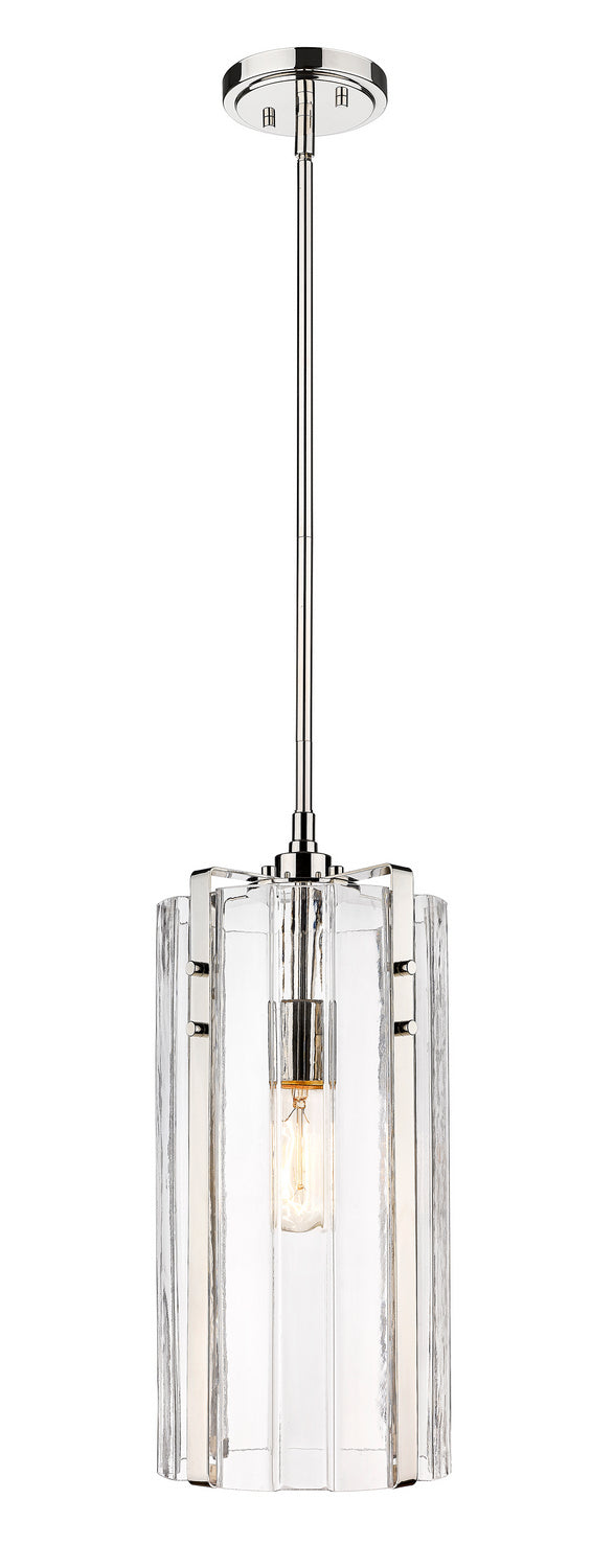 Z-Lite 3036P8-PN One Light Pendant, Polished Nickel