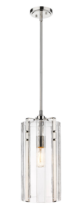 Z-Lite 3036P8-PN One Light Pendant, Polished Nickel