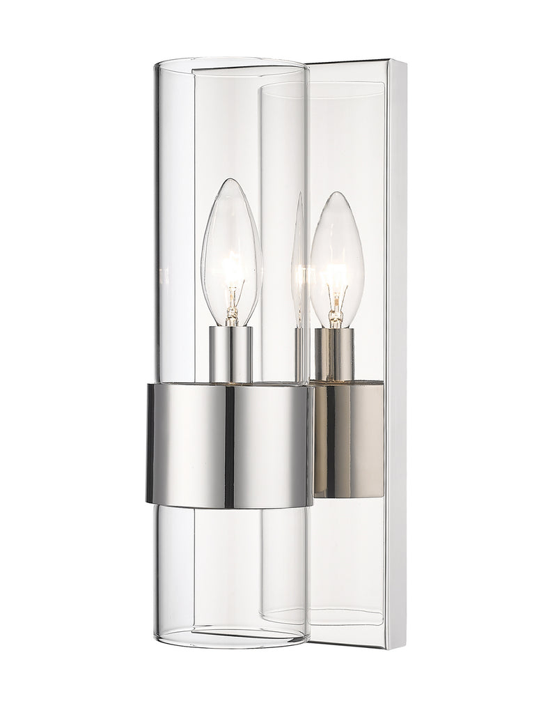 Z-Lite 343-1S-PN One Light Wall Sconce, Polished Nickel