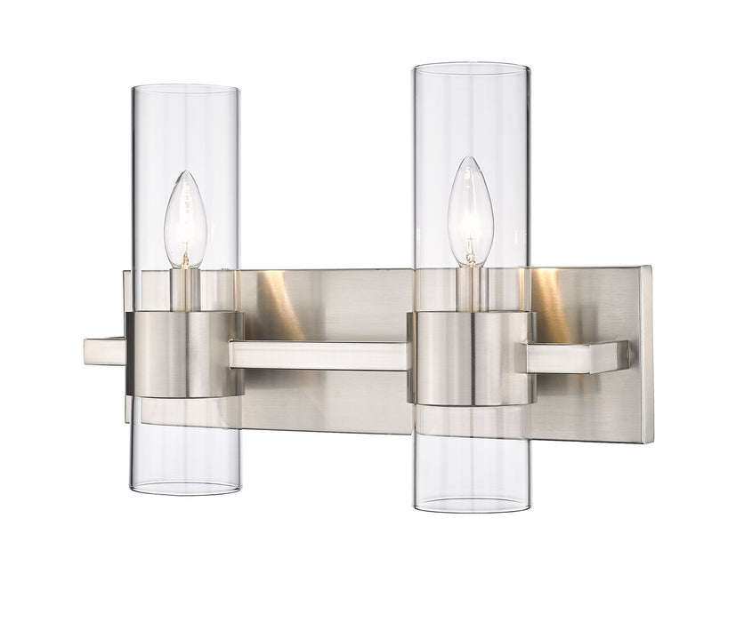 Z-Lite 343-2V-BN Two Light Vanity, Brushed Nickel