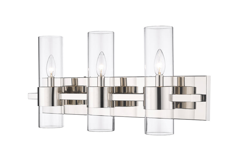Z-Lite 343-3V-PN Three Light Vanity, Polished Nickel