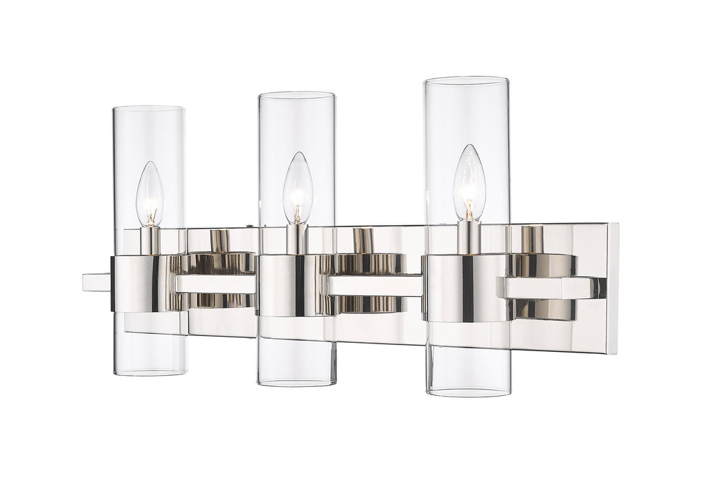 Z-Lite 343-3V-PN Three Light Vanity, Polished Nickel