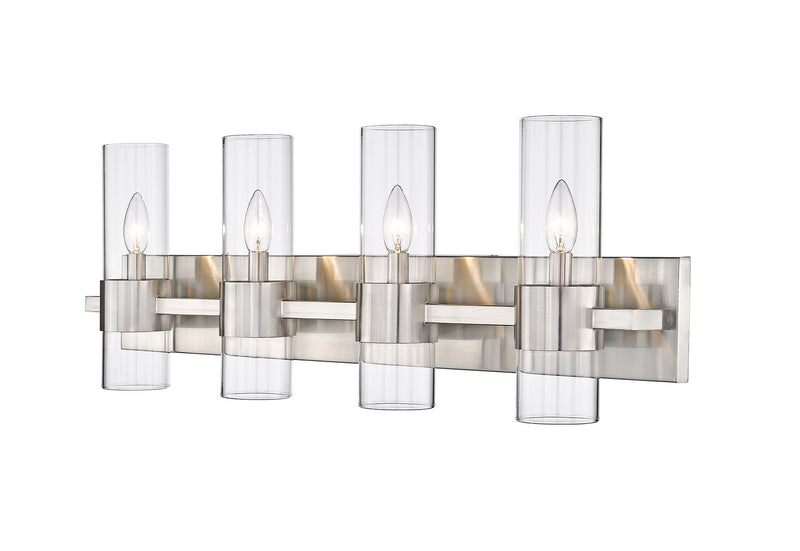 Z-Lite 343-4V-BN Four Light Vanity, Brushed Nickel