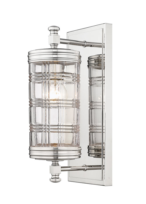 Z-Lite 344-1S-PN One Light Wall Sconce, Polished Nickel